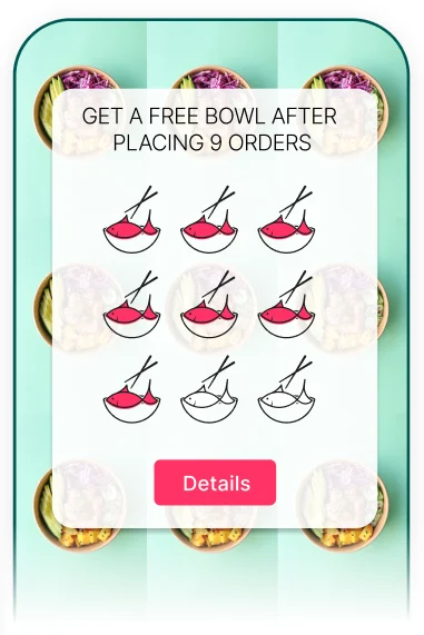 Digital loyalty card shown on mobile phone.